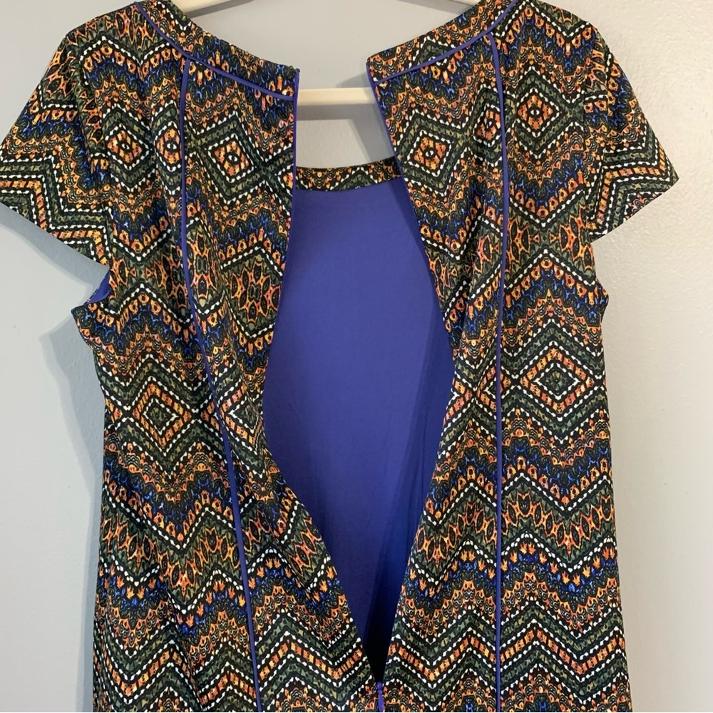 Marc New York/Andrew Marc Multi Color Chevron Shi… - image 7